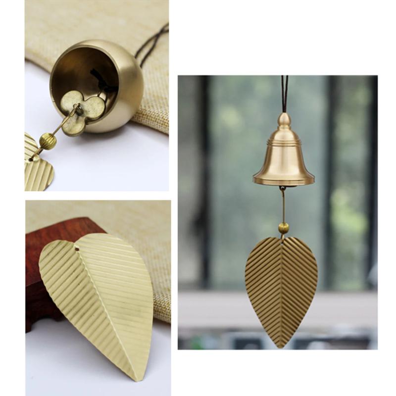 Outdoor Copper Wind Chime Hanging Ornament Creative Wind Bells Home Garden Decoration