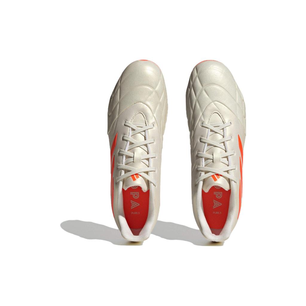 Adidas Copa Pure.3 Круглый носок Шнуровка MG (Резиновые короткие шипы) Нескользящие Прочные Легкие Футбольные Бутсы Мужские Футбольные Бутсы Оранжевые GY9056