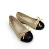 Girls' Soft Soled Leather Shoes With Butterfly Bow Color, Casual Flat Shoes For Women, Single Shoes
