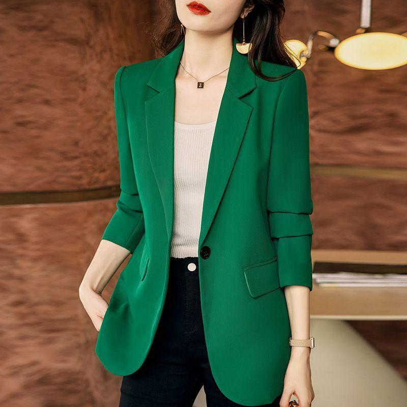 Stylish Casual Blazer Jacket for Women, Perfect for Spring and Fall Seasons