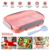 Lunch Box For Kids Compartments Microwae Bento Lunchbox Children Kid School Outdoor Camping Picnic Food Container Portable