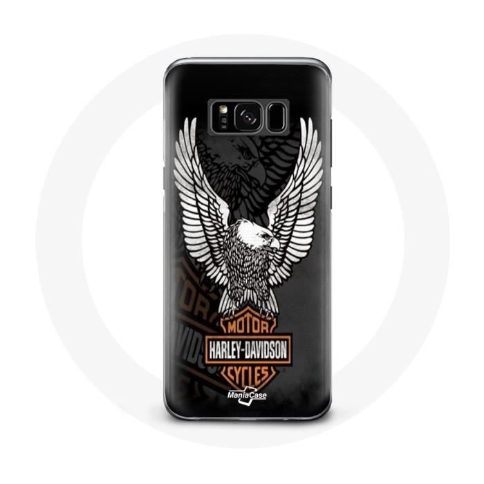 Чехол для Samsung Galaxy S8 plus Harley Davidson с логотипом орла