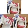 Girls Long Sleeve T Shirt With Colorblock Plaid Pattern For Spring Casual Wear