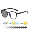 Round Frame Ultra-light Fashion Oversized Comfortable Photochromic Reading Glasses +0.75 To +4