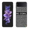 Retro TV Test Pattern Phone Case For Samsung Z Flip 7 6 5G Galaxy Z Flip 5 4 3 Black Hard Cell Cover Luxury PC Shell Coque