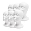 Foam Head for Wigs Female Mannequin Head Headset Wig Display Stand Hairpieces Hats Holder Lightweight Cap Stand for Home Salon Travel