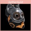Halloween Cat Mask With Resin Construction And Humorous Design For Costumes And Holiday Celebrations