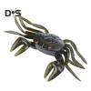 10CM/16.5G Slow Sinking Soft Crab Lure Long Casting Bionic Crab Bait Colorful PVC Artificial Bait Saltwater Freshwater Fishing Accessories