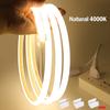 COB LED Strip 220V EU Plug CRI RA90 Waterproof 288 LEDs/m High Bright 270 Degree Outdoor FOB LED Tape Bedroom Kitchen Lighting