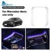 Crystal Reading Light Frames Trim Stickers For Mercedes Benz C GLC E Class W206 X254 W214 W233 EQS EQE GLE Interior Accessories
