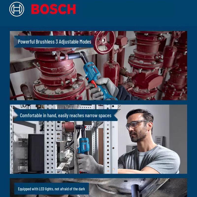 Bosch 18V Cordless Ratchet Wrench GRC18V-60 CN plug (adapter included)