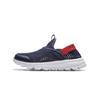 Li Ning Kids Sports Trend Низкие повседневные туфли Детская повседневная обувь Темно-синего цвета YKCU088-7