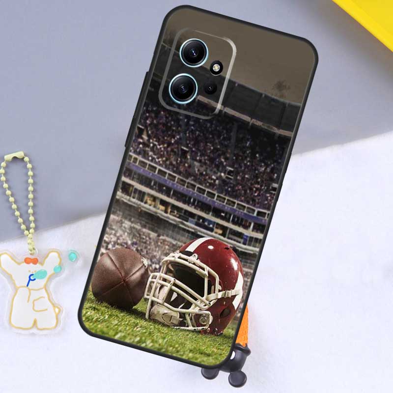 Спортивный чехол для американского футбола для Xiaomi Redmi Note 11 10 9 8 12 Pro 10S 11S 12S Чехол для Redmi 12 9C 10C 12C 13C