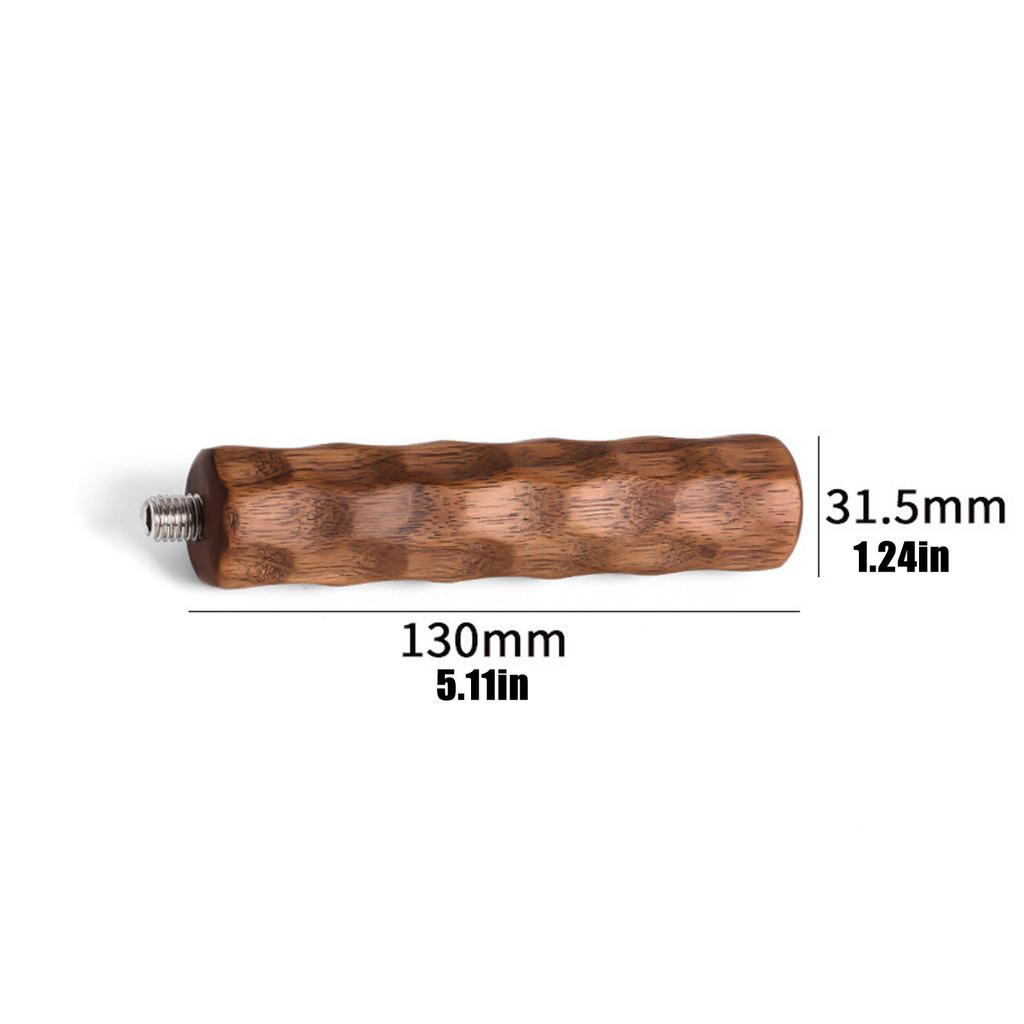 Деревянная ручка с резьбой M10 Деревянная запасная часть Запасная ручка Деревянная текстура Идеально подходит для модернизации эспрессо-машины