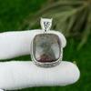Серебро 925 пробы Натуральный розовый турмалин Винтажный Кулон ручной работы для жены Ювелирное изделие