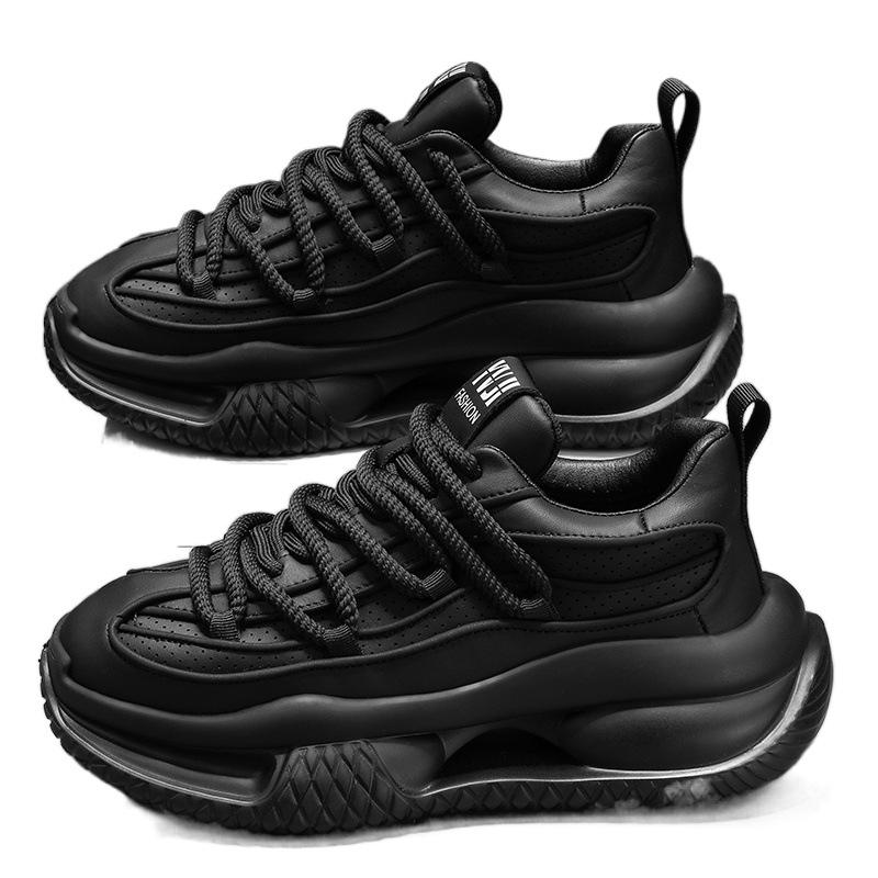 Autumn New Casual Sports Shoes Feel Darth Vader Platform Heightening Dad Shoes