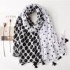 New Fashion Summer Women Scarf Bohemia Flower Beach Hijab Shawls and Wraps Female Foulard Echarpe Designer Pashmina Bandana
