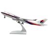 1/400 Airplane Kids 30cm B747 Malaysia Airlines Aircraft Model Diecast Children Toys Games Model Plane Toy Child for Collections Gift