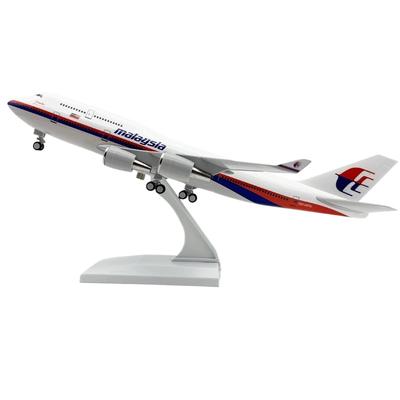 1/400 Самолет Детский 30см B747 Malaysia Airlines Модель Самолета Литой Детские Игрушки Игры Модель Самолета Игрушка Ребенок для Коллекций Подарок