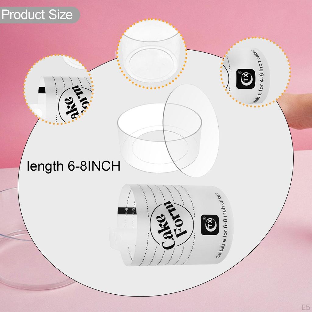 Acrylic Cake Form Multifunctional Durability Portable DIY Making Tool