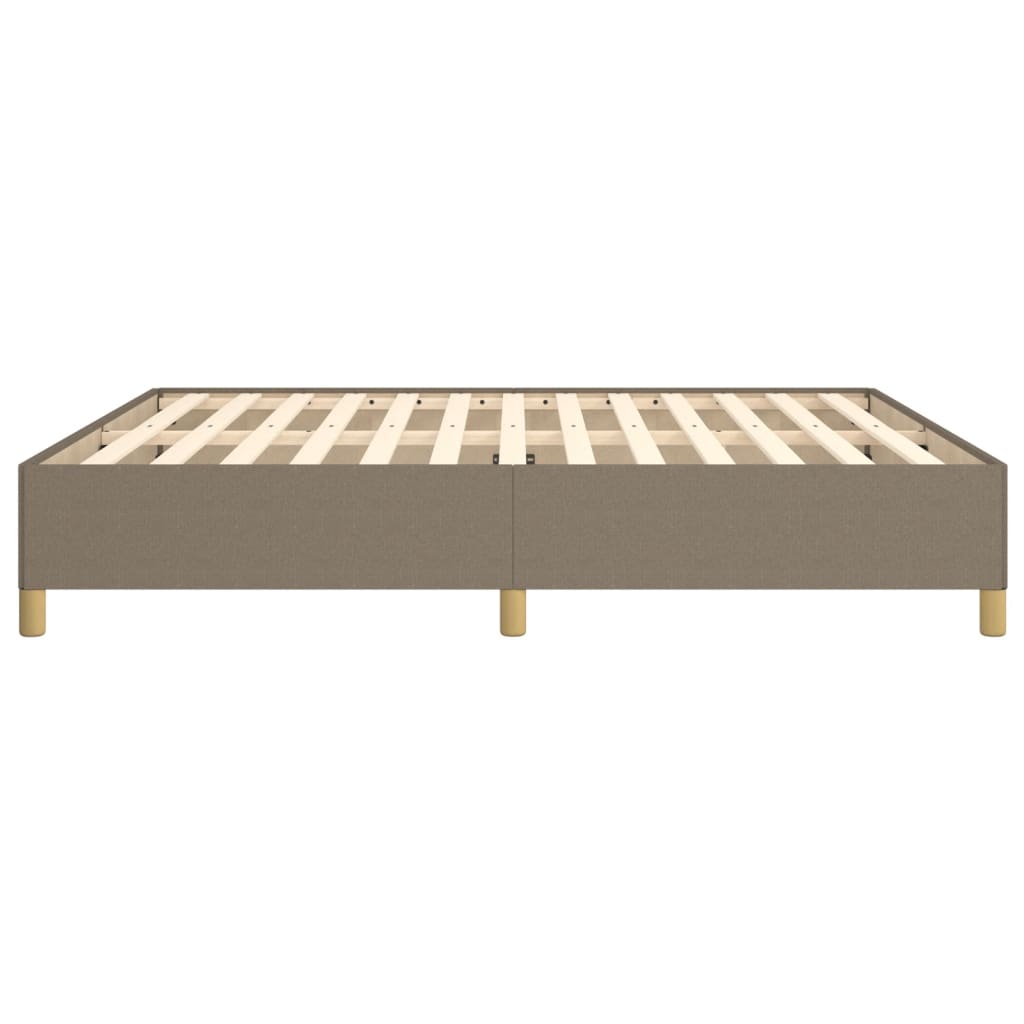 Vidaxl Rama Łóżka Bez Materaca, Taupe, 160X200 Cm, Obita Tkaniną