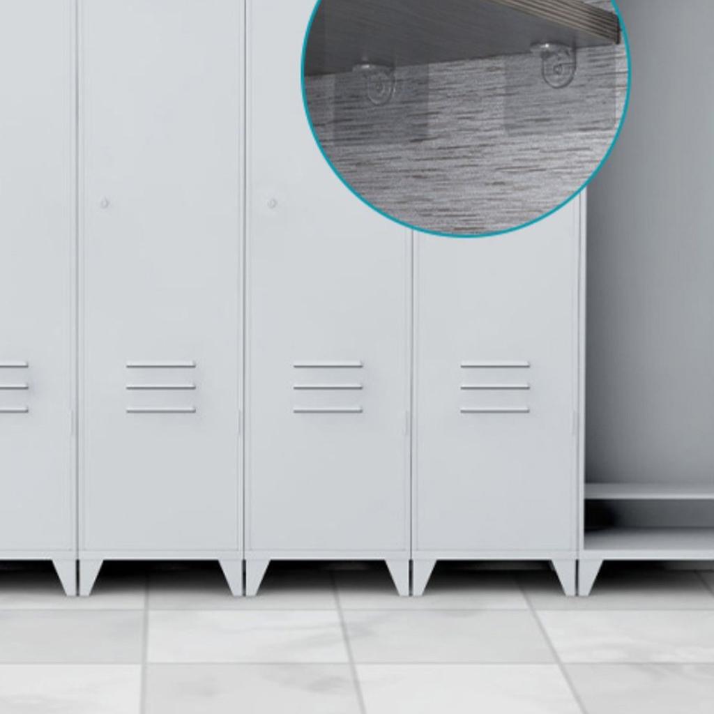 6/12 шт. Держатель-перегородка для гардероба, самоклеящийся без перфорации для опорной рамы полки