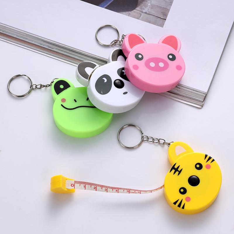 Mini Tape Meter Tape Tailor Ruler Keychain Measuring Tape Clothing Size Tape Measure Portable Sewing Tools Accessory