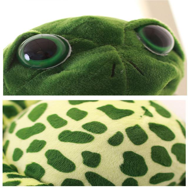 New arriving 20cm Army Green Big Eyes Turtle Plush Toy Turtle Doll Turtle Kids As Birthday Christmas Gift
