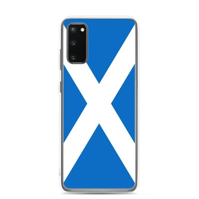 Coque Téléphone - Samsung - Galaxy S20 Plus - Drapeau Écosse - Souple - Multicolore
