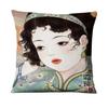 Neoclassical Girl Art Print Decorative Throw Pillow Cover Home Decor Bedroom Room Living Room Sofa Cushion Cover