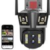 4K HD WIFI IP-камера 16MP 10X гибридный зум PTZ-камера с автоматическим отслеживанием уличная камера с четырьмя объективами и тремя экранами, камера наблюдения 4K