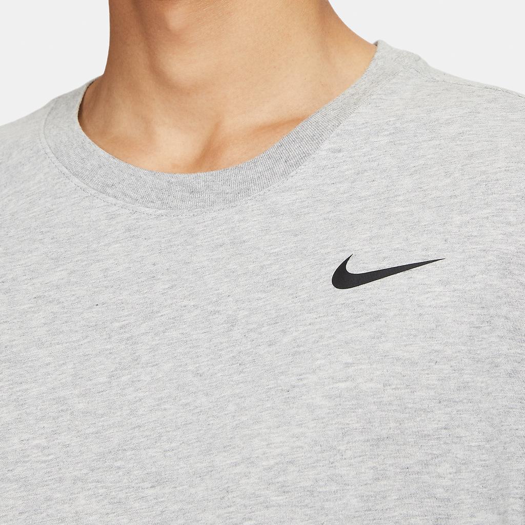 Nike T Shirts Men's Toned Dark Gray Crew Neck Moderate Straight Fit BV7970-063