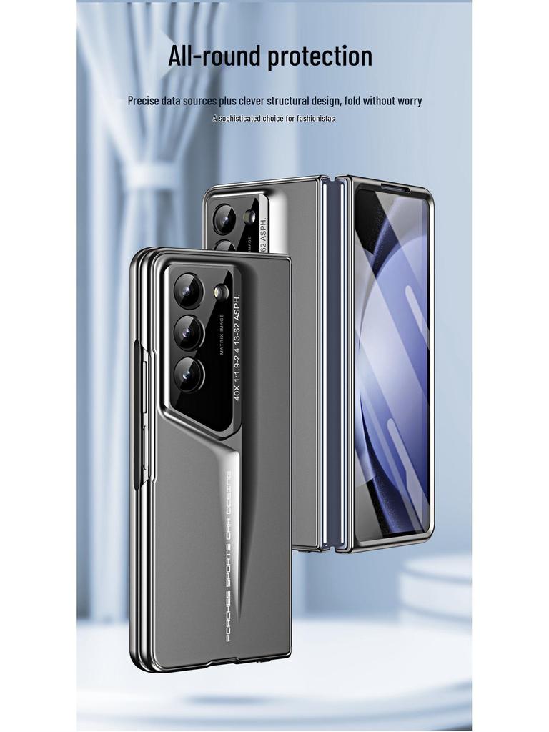 Чехол Samsung ZFold5 Porsche Supercar: Матовый 2-в-1 с ощущением кожи и слотом для стилуса. Также подходит для ZFold4.