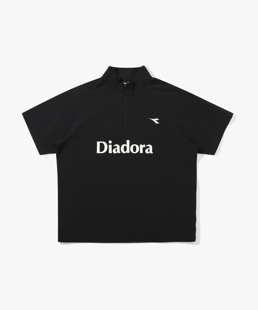 diadora Tennis Star Short Sleeve Anorak Black