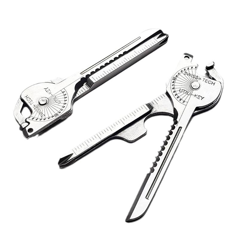 Pocket Keychain Multitool Keys Shape Ring Opener Escape Outdoor Tool Accessories