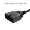 12-контактный OBD 1 в 16-контактный OBD2 конвертер адаптер кабель для диагностического сканера для GM аксессуары