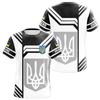 Ukraine Flag Camo Printed 3D T-shirt Summer Ukrainian Veterans Training Clothes Personality Teenage Short Sleeved O-neck Top