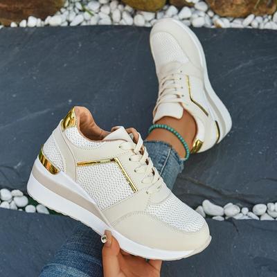 Мода 2025 Новые женские кроссовки Большой размер Повседневная обувь высокого качества для женщин Износостойкие кроссовки на платформе Женские Zapatos De Mujer