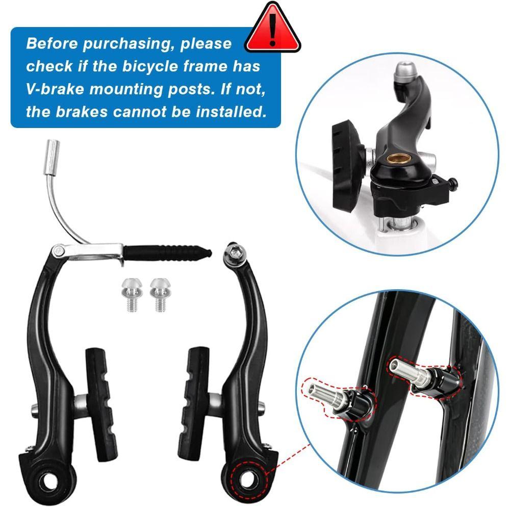 Caliper Style Front and Rear Brake Set Front and Rear Rim Brake Set NEW V Brake Set Road Bike