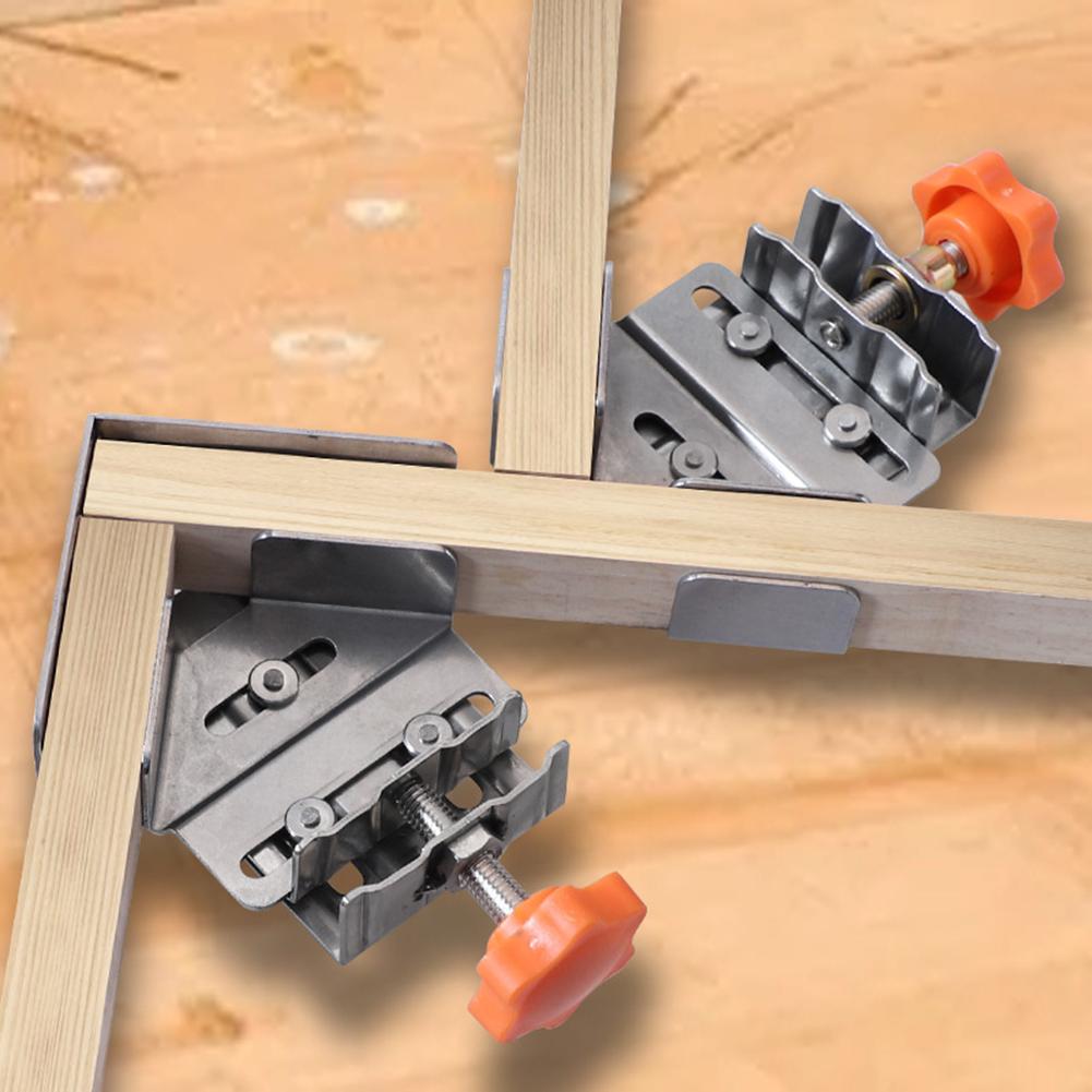 1-5pcs 90° Right Angle Clamp Quick Positioning Clamp Open/Closed Type Fixing Clips Stainless Steel Locator Fixing Clamp Clips