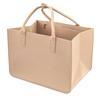 Сумка cabas feutre - AMAZINGGIRL - Паньера Cabas grand Sac Shopping latérale pliable feutre beige, 40x27x27 см