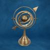 Vintage Brass Armillary Sphere 11" Antique Astrolabe Table Top World Globe Gift