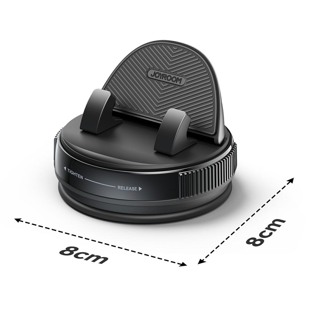 JOYROOM JR-ZS530 Car Phone Mount Holder Rotary Lock Nano Suction Cup Cellphone Stand