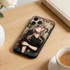 R-Darling Марин Китагава Яркий Серебристый Чехол для Телефона Для iPhone17,16,15,14,13,12 Plus,Max Мягкий Силиконовый Черный Чехол