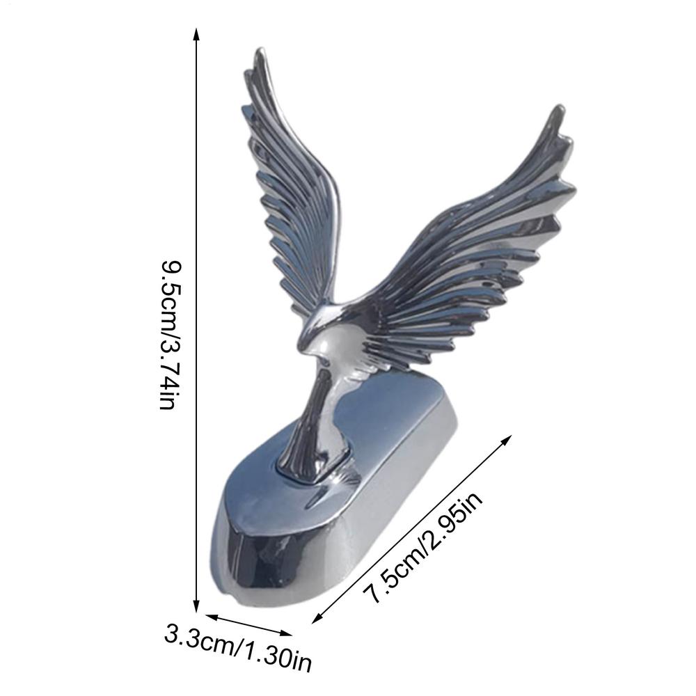 3D Эмблема Крыла Орла Декоративная Наклейка На Капот Автомобиля Металлическая Наклейка Украшение Орла на Передний Капот Автомобиля Защита от Солнца