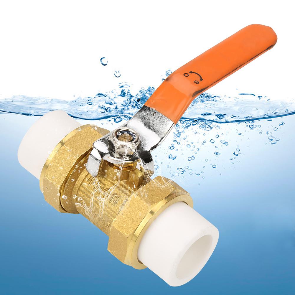 Латунный шаровой кран для трубы с двойным фитингом для горячей пайки PPR 1"BSP DN25