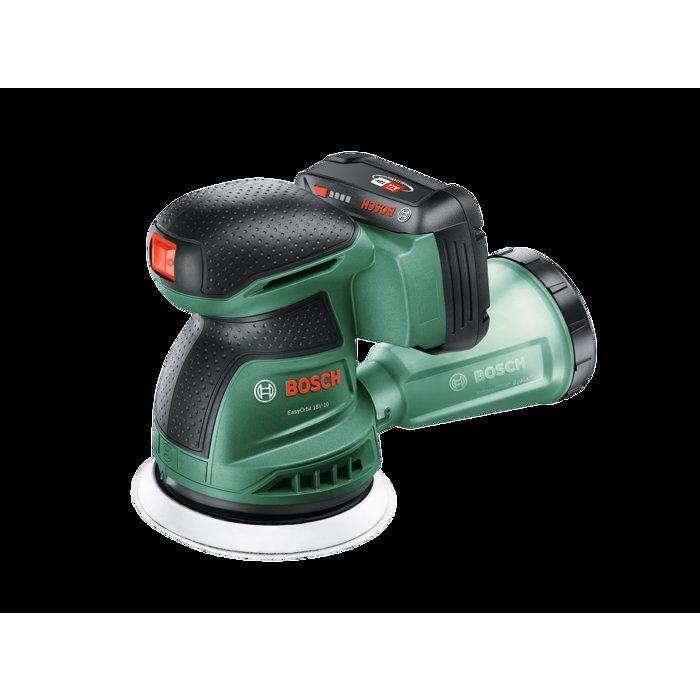 Ponceuse excentrique sans fil BOSCH - EasyOrbit 18V10 - 125mm - 1 batterie 2,0 Ah + chargeur