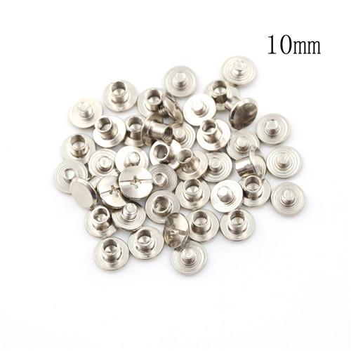 20 шт. никелевые переплетные шурупы Chicago заклепки для ногтей альбом для творчества 5X6 мм полезные