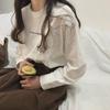 2024 Autumn Women's Korean Long-Sleeve Loose Letter Print Sweater Top