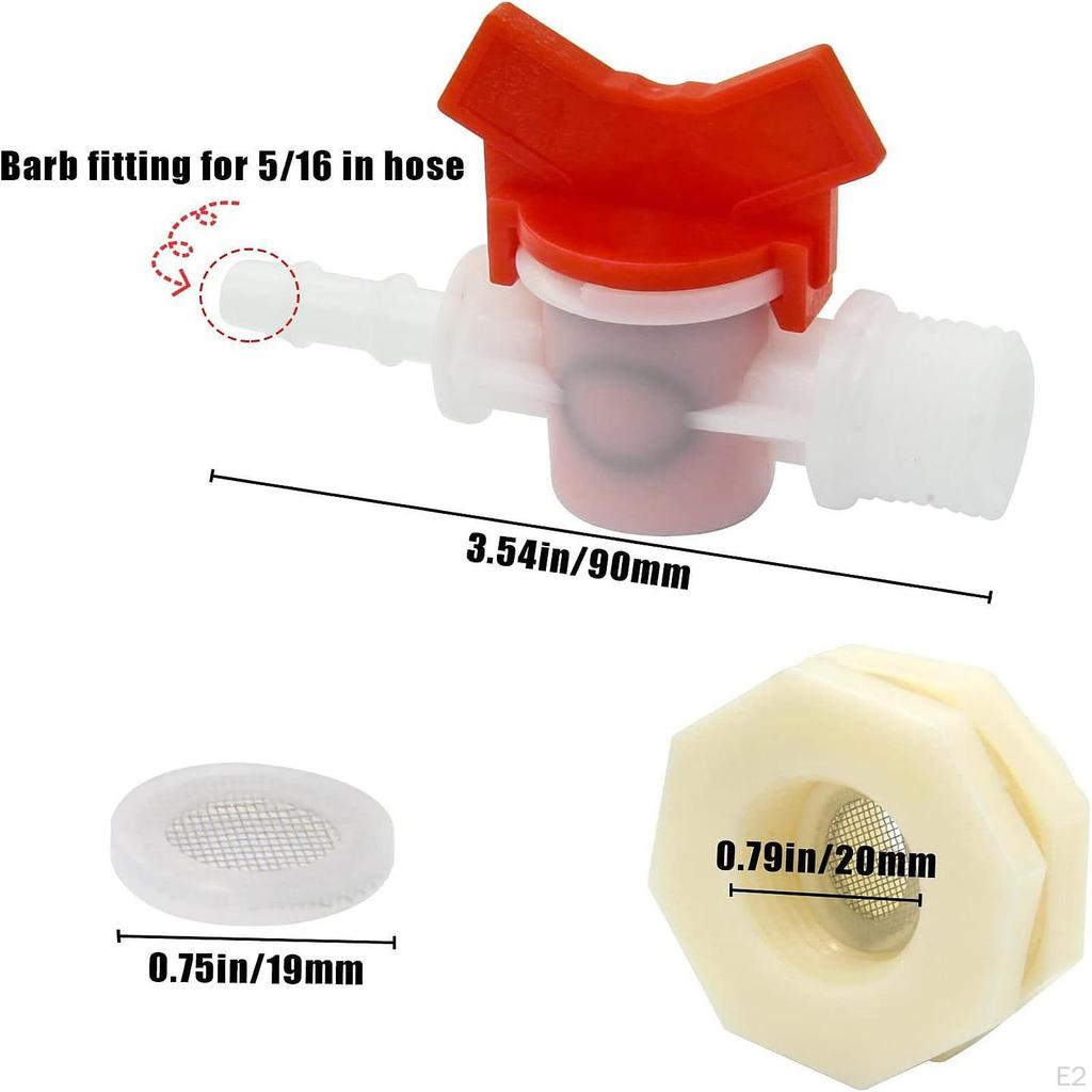 Соединитель для ведра системы полива и сетчатая шайба Оборудование для птицеводства Стабильный накидной фитинг